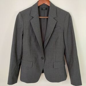 Theory Wool Blend Blazer Gray Size 4